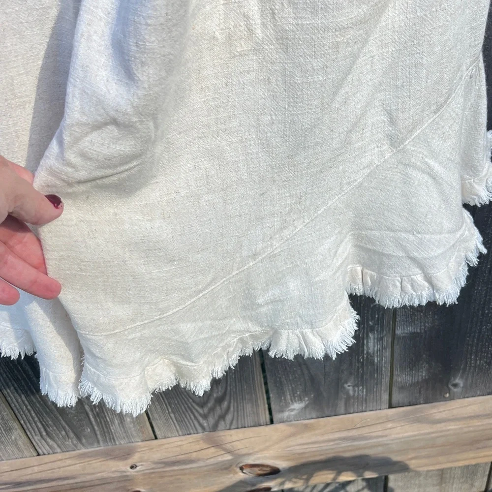 Umgee Light Cream Elastic Waist Pants - Picture 5 of 7